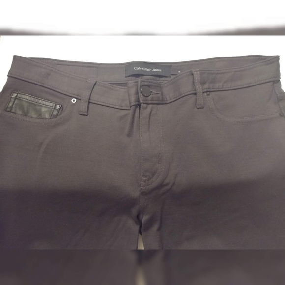 Calvin Klein Jeans Denim - Calvin Klein Stretch Jegging Pants peat/olive